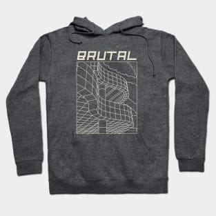Brutal Architecture, Architects, Builders, Designers Gift Hoodie